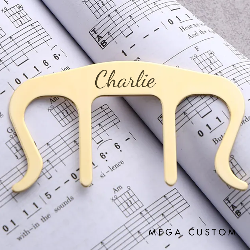 Personalized Music Sheet Bookmarks Custom Name and Date Gift for Lovers Friends Music Lovers for Anniversary Birthday Presents