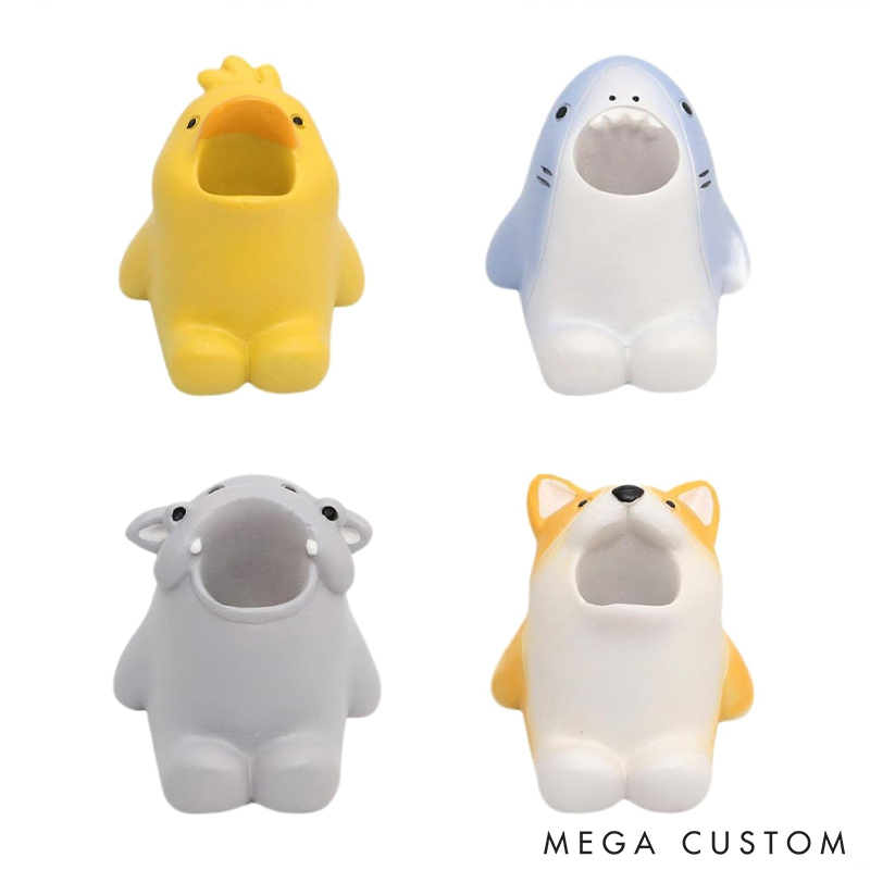 Personalized Toothbrush Holder Stand Pen Pencil Holder Gift for Pet Lover