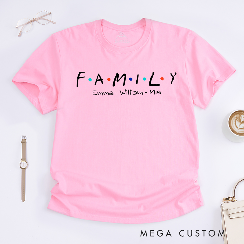 Personalized Custom Matching Family Group Shirts for Trips and Gifts Classic T-shirt