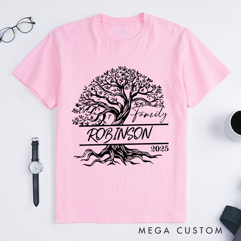Personalized Custom Family Reunion Matching T-Shirts Family Tree Classic T-shirt