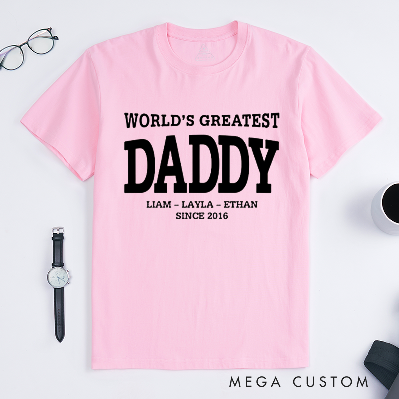 Personalized a Gift World's Greatest Dad Matching Outfit