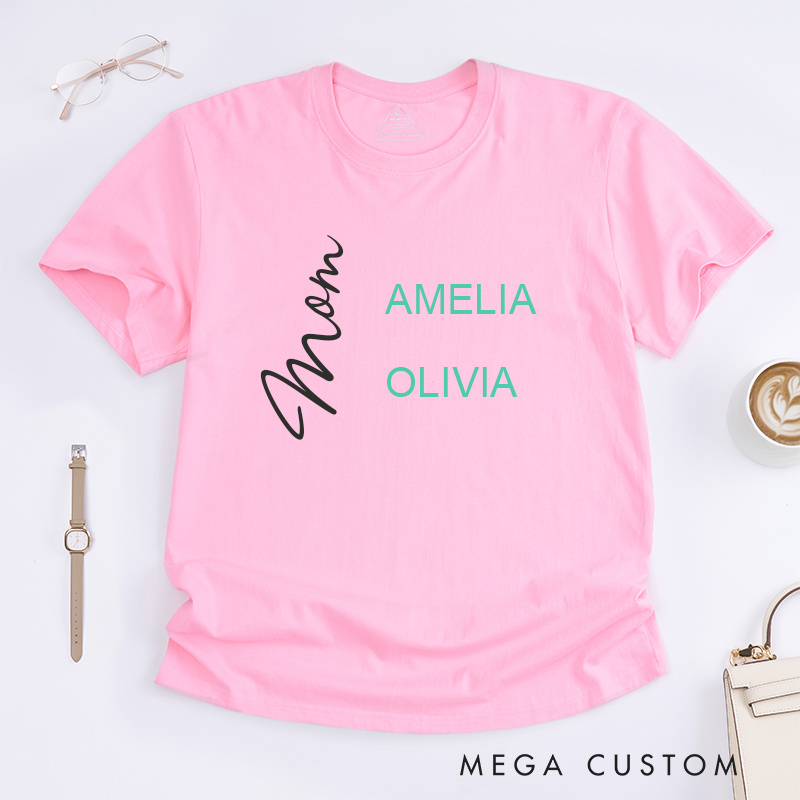 Personalized Fashionable Mothers Minimalist Design Classic T-shirt