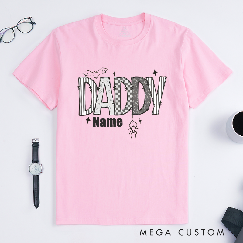 Personalized Halloween Party Spooky Daddy Classic T-shirt