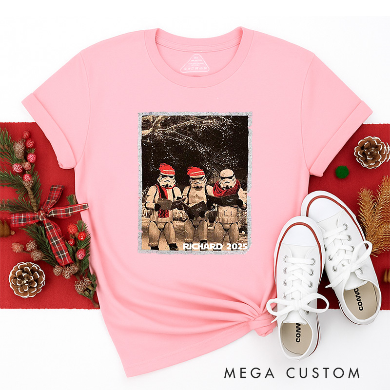 Personalized the Photo Christmas Classic T-Shirts Galaxy War Film Tshirt Movie Holiday Shirt