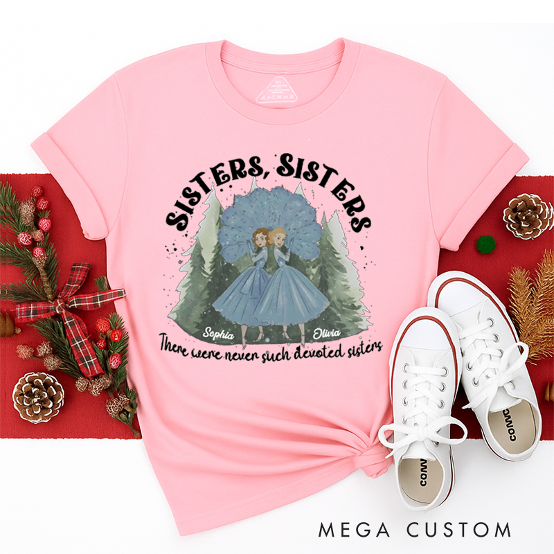 Personalized Classic T-Shirts Vintage White Movie Christmas Tee Haynes Sisters Tee Christmas Song Tee
