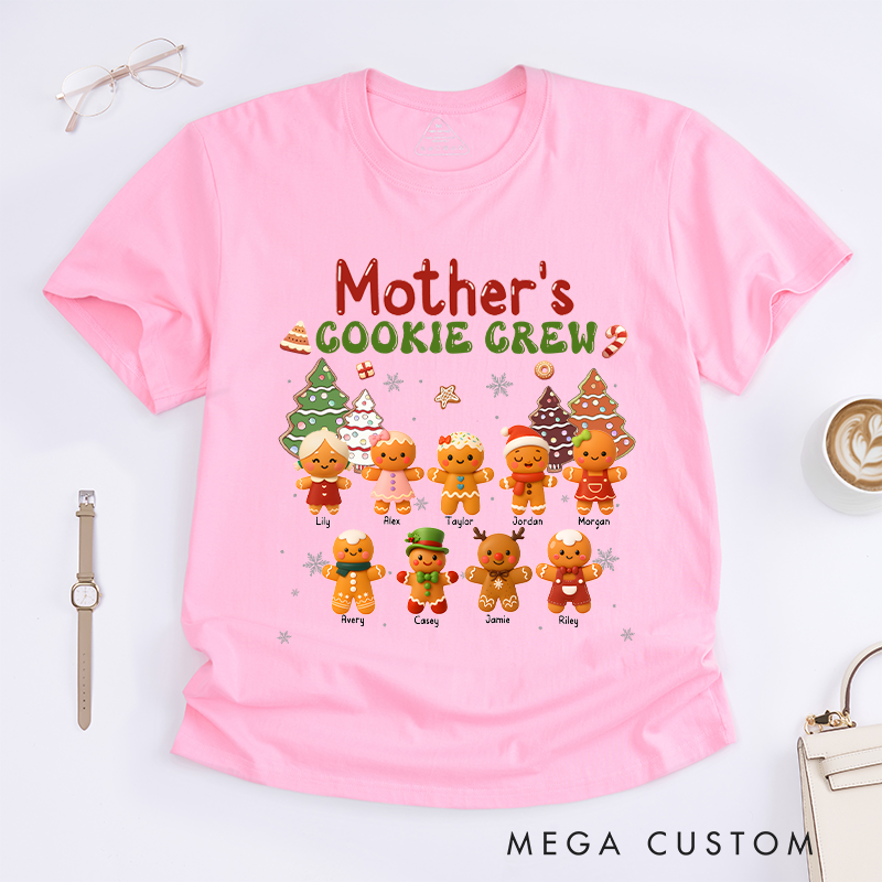Personalized Mother's Cookie Crew Classic T-shirt Gifts for Mom Grandma 