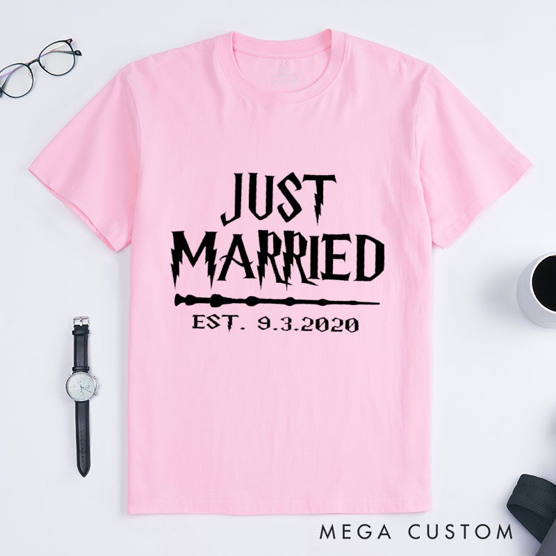 Personalized Groom Wedding T-Shirt Bride And Groom Wedding Anniversary T-Shirt Anniversary Gift For Him Groom Shirts