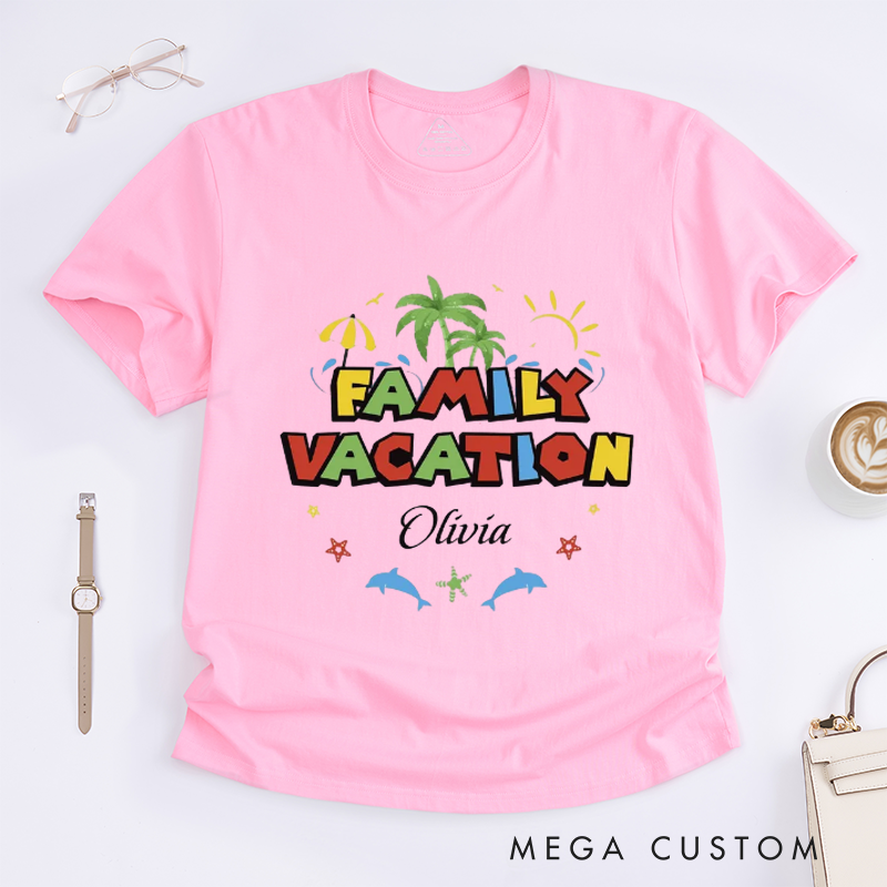 Personalized Family Matching Tees for Travel and Reunions Classic T-shirt