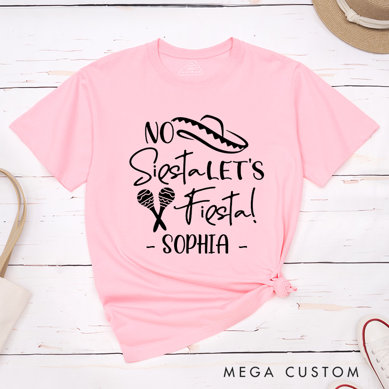 Personalized Bride My Last Margarita as a Señorita Matching T-Shirt Bridesmaid T-Shirt Bride's Crew T-Shirt Wedding Bachelorette Party Gift