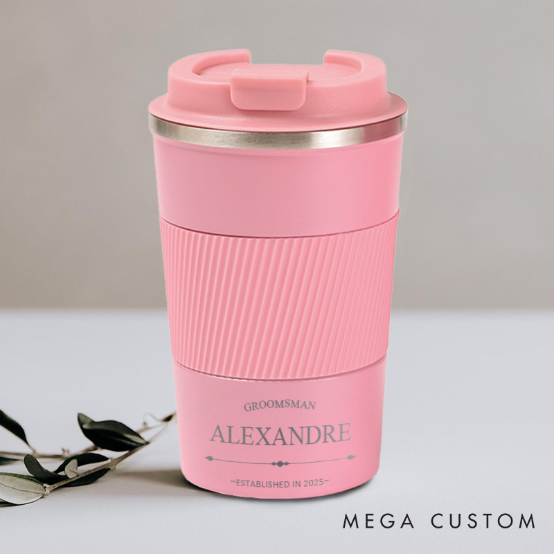 Personalized Groom Wedding Party Coffee Cup Bachelor Party Cup For Groomsman Best Man Gift for Men