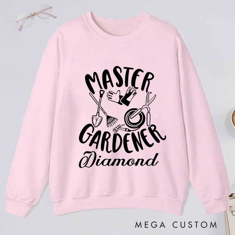 Personalized Master Gardener Classic Sweatshirts Gardener Sweatshirt with Name Plant Lover Gift Gardening Lover Gift Gardener Gift