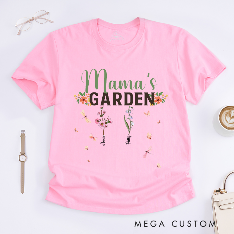 Personalized Garden Classic T-Shirt Loving Gift for Mother Grandma Gardening
