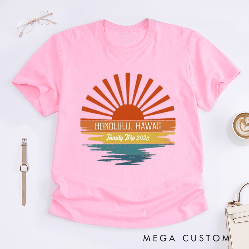 Personalized 2025 Custom Family and Girls Trip Shirts to Make Memories Together Classic T-shirt