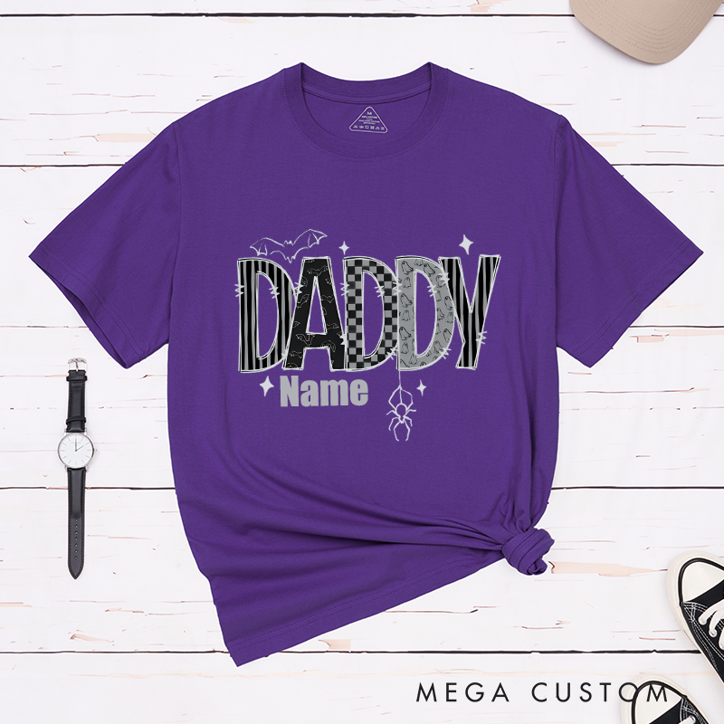 Personalized Halloween Party Spooky Daddy Classic T-shirt