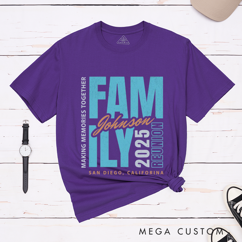Personalized Matching Family Reunion Gifts Tees 2025 Classic T-shirt