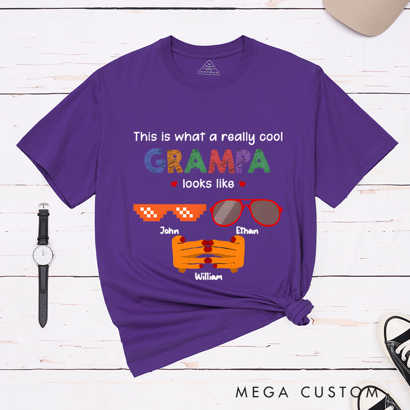 Personalized Really Cool Dad Looks Like Theme Classic T-shirt