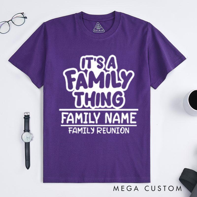 Personalized Family Reunion Matching Tees Celebrating Togetherness Classic T-shirt