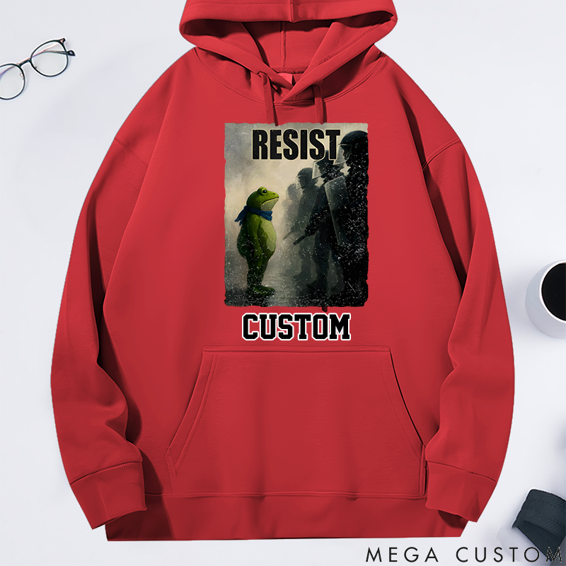 Personalized Classic Hoodie Portland Protest Funny Political Parody Theme