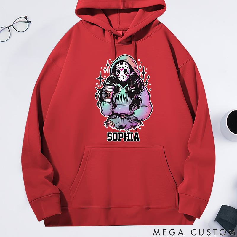 Personalized Classic Hoodie Trendy Custom Spooky Killer Mama Theme