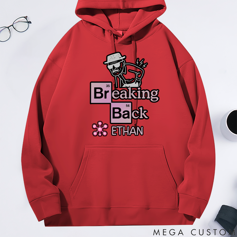 Personalized Classic Hoodie Funny Back Pain Graphic Tee