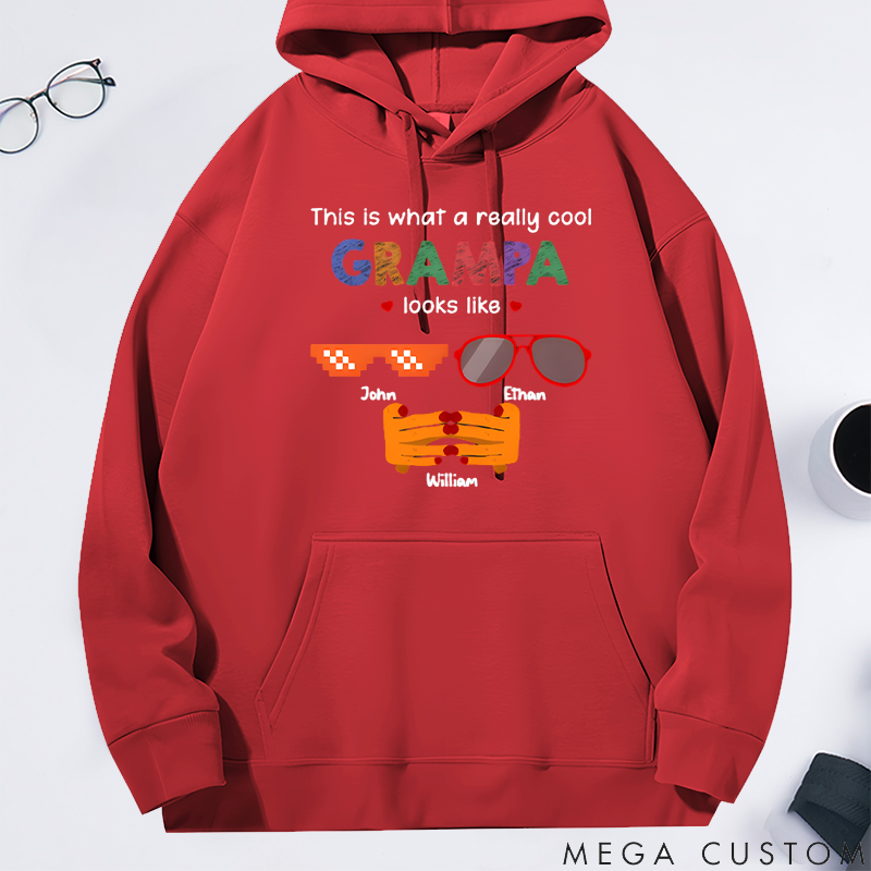Personalized Classic Hoodie Really Cool Dad Looks Like