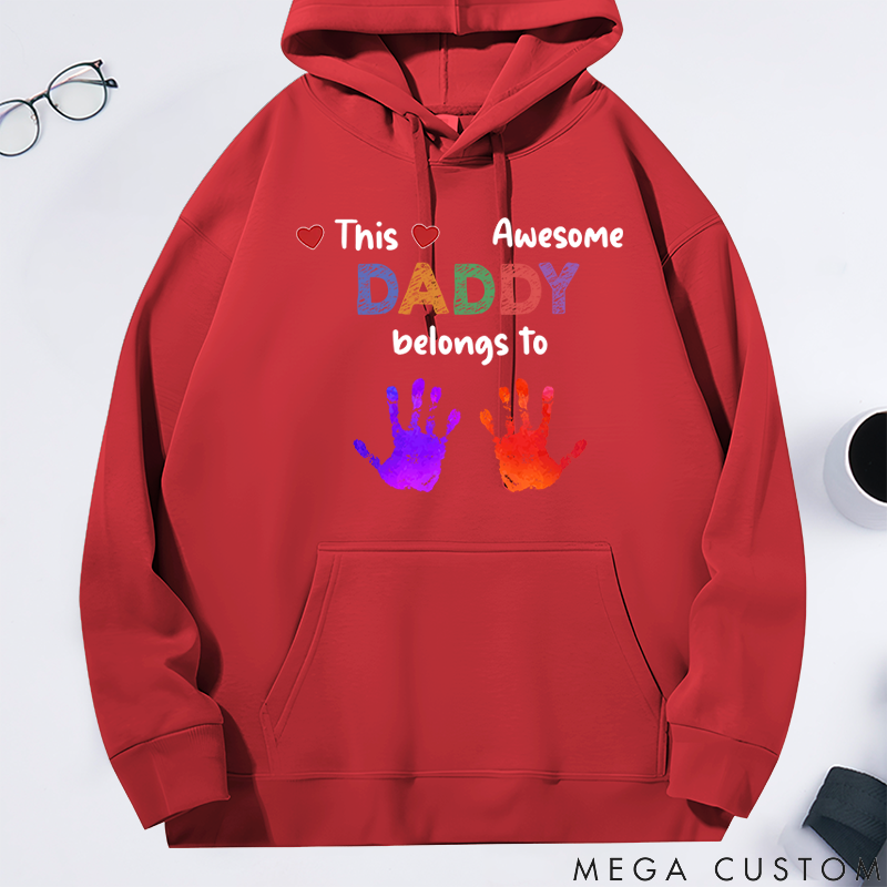 Personalized Classic Hoodie This Grandma Belongs To Grandkids