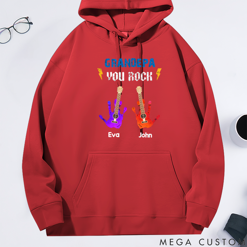 Personalized Classic Hoodie Guitar Family You Rock Theme