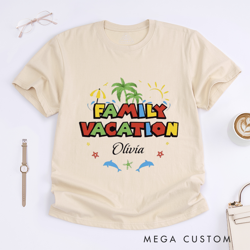 Personalized Family Matching Tees for Travel and Reunions Classic T-shirt