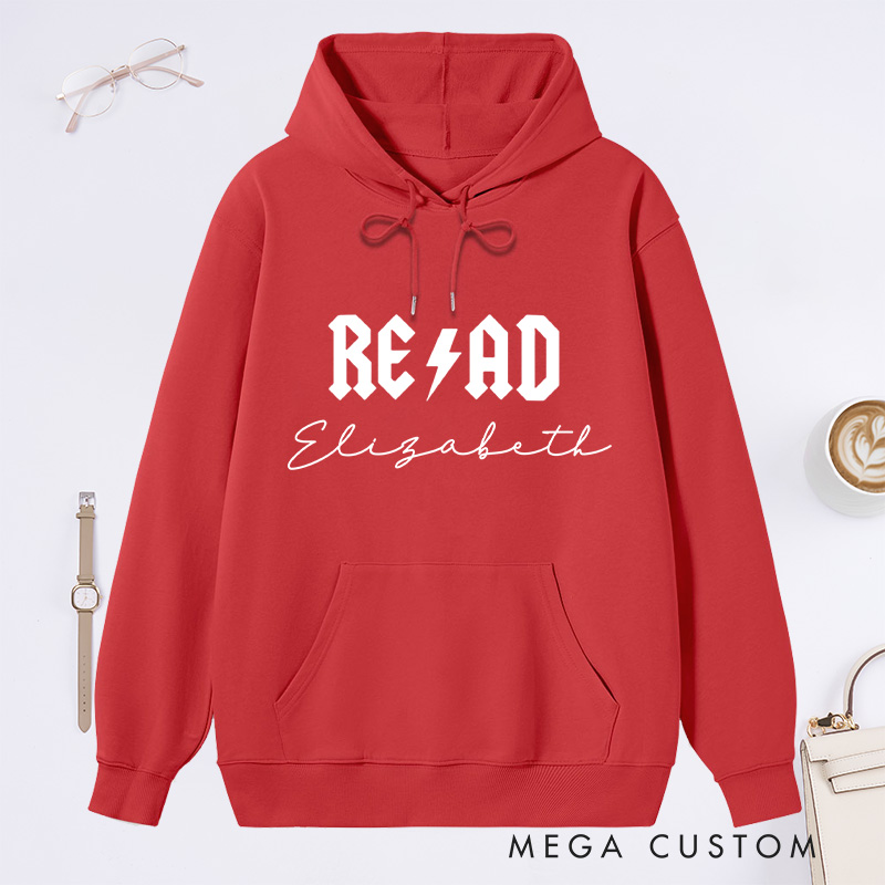 Personalized Read Classic Hoodies Bookish Hoodies Custom Book Lover Hoodies with Name Librarian Gift Book Lover Gift for Reader Gift