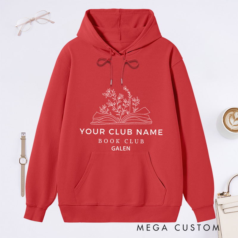 Personalized Custom Book Club Classic Hoodies Custom Book Shirt Custom book shirt Book club since Reading club shirt custom name book club bookish shirt