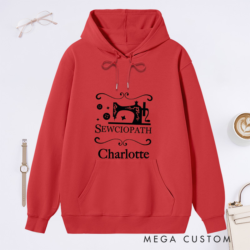 Personalized Sewing Long Sleeve Classic Hoodies Funny Sew TShirt Women Shirt Shirt for Women Sewing Lover Shirt Quilter Gift
