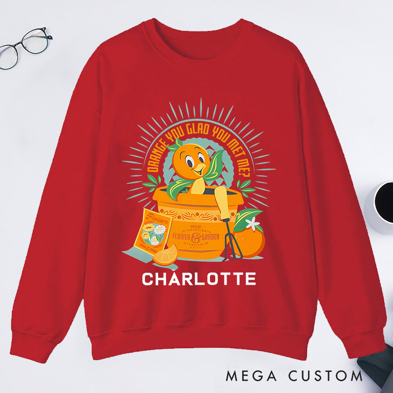 Personalized Citrus Garden Delight Classic Sweatshirts Granding Lovers Gift