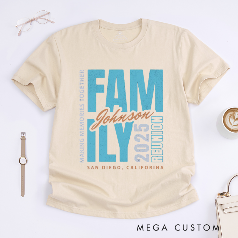 Personalized Matching Family Reunion Gifts Tees 2025 Classic T-shirt