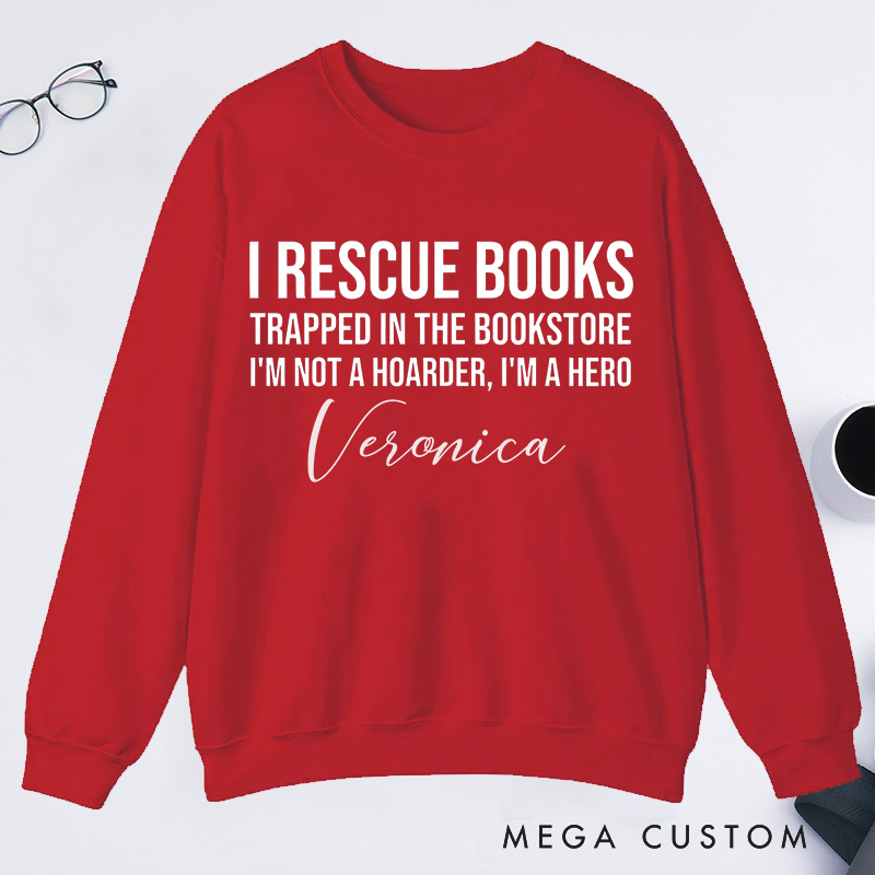 Personalized Book Lovers Classic Sweatshirts Gift For Bookish Booksellers Gift Gift For Teachers Readers Sweatshirts I Books Sweatshirts 
