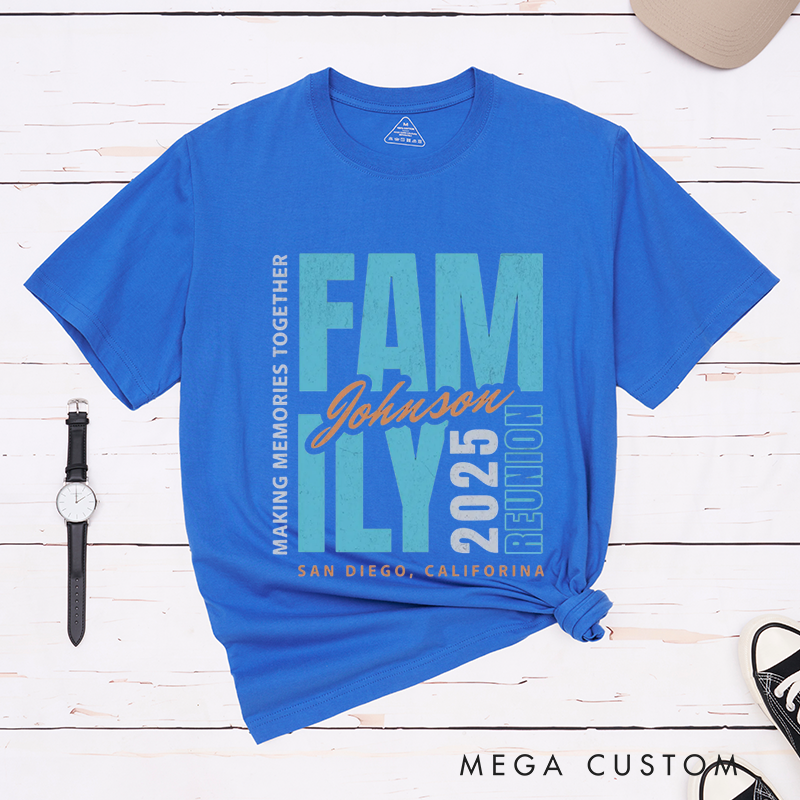 Personalized Matching Family Reunion Gifts Tees 2025 Classic T-shirt