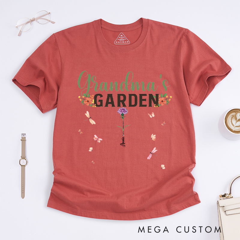 Personalized Garden Classic T-Shirt Loving Gift for Mother Grandma Gardening