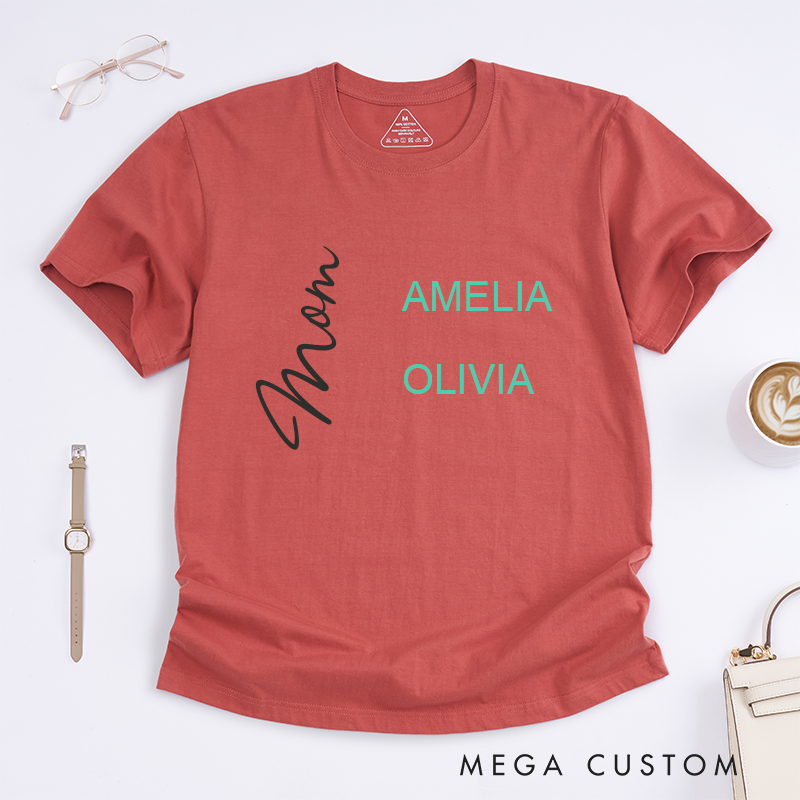Personalized Fashionable Mothers Minimalist Design Classic T-shirt