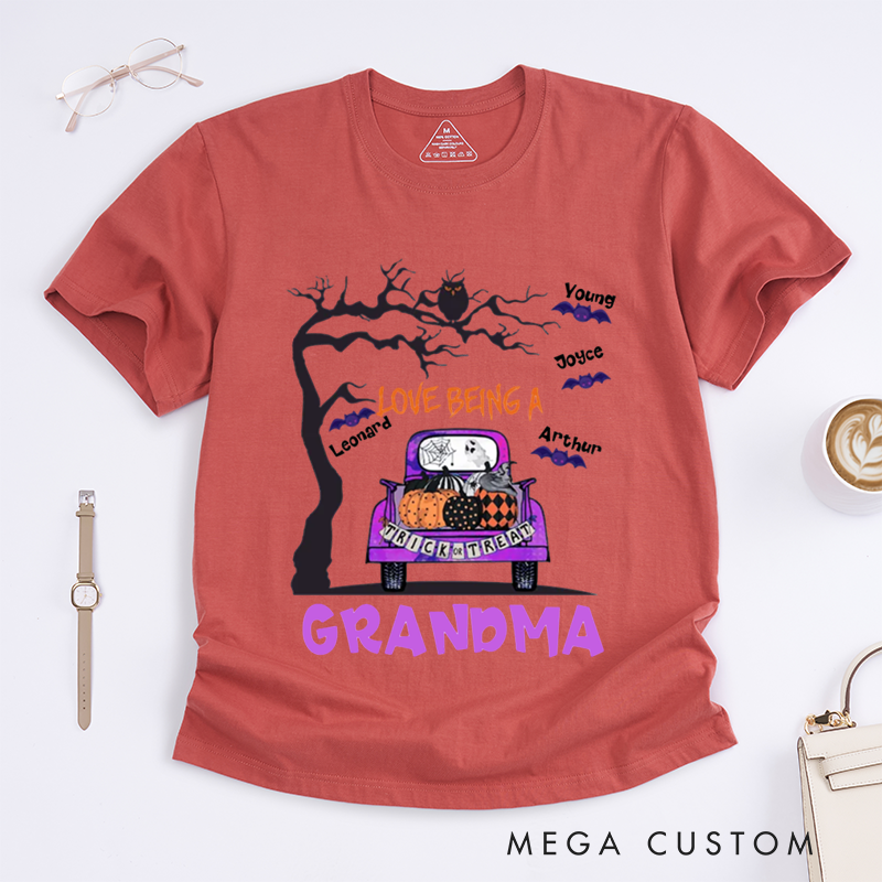 Personalized Love Being Mom Grandma Halloween Classic T-Shirt Gift Ideas for Halloween
