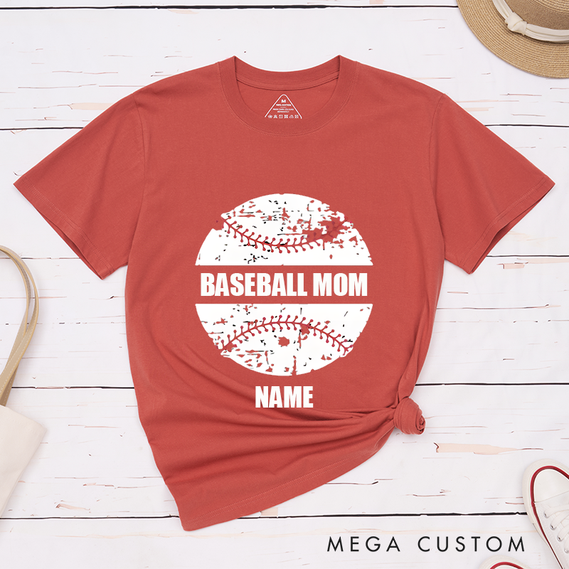 Personalized Baseball Game Day Custom Team Name Classic T-shirt
