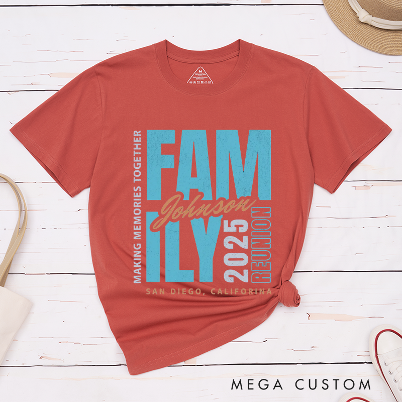 Personalized Matching Family Reunion Gifts Tees 2025 Classic T-shirt