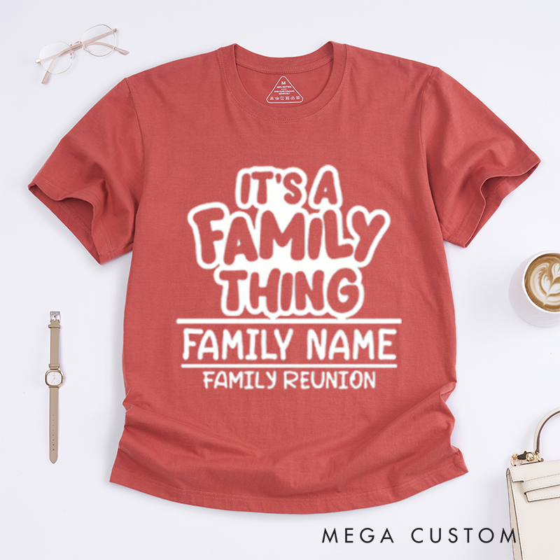 Personalized Family Reunion Matching Tees Celebrating Togetherness Classic T-shirt