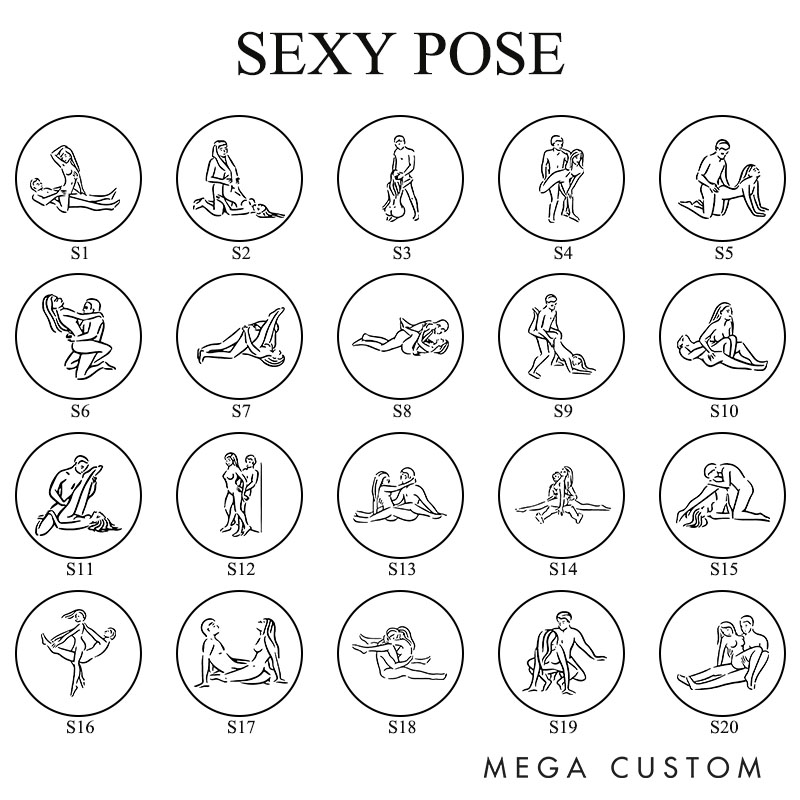 Personalized Couple Couple Date Night Dice Newlyweds Sexy Position Dice Valentine's Day Gift for Husband Wife Boyfriend Girlfriend Date Night Ideas