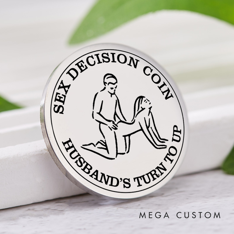 Personalized Couples Sex Decision Coin Custom Naughty Decision Coin for Date Night Valentine's Day Gift for Couple