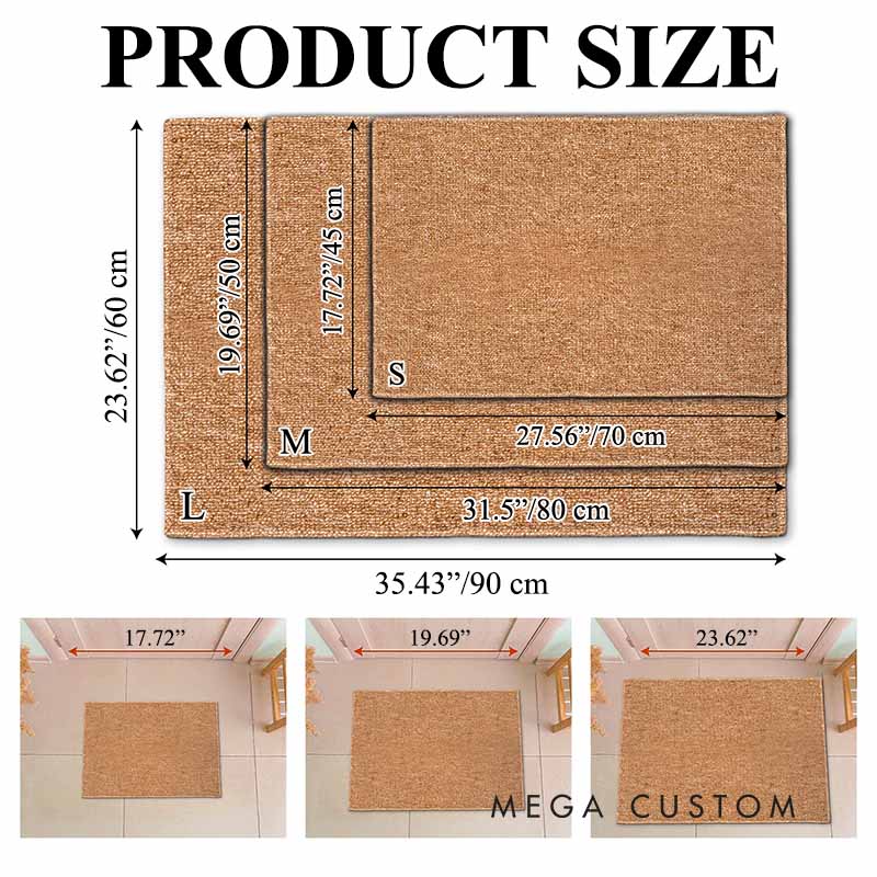 Personalized Couple Anniversary Doormat Leaf Wreath Design Doormat with Last Name and Established Year Wedding Anniversary Doormat