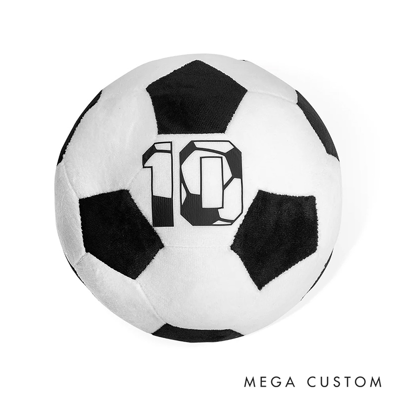 Personalized Sports Throw Pillow with Custom Name and Number for Fans