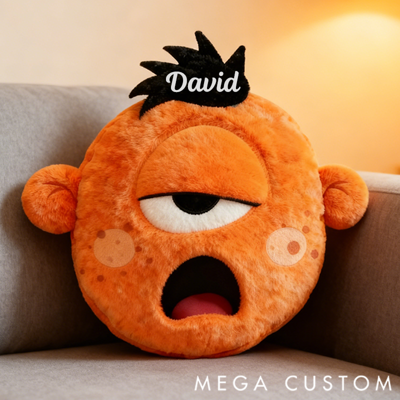 Personalized Graphic 3D Print Pillow Cute Cyclops Theme