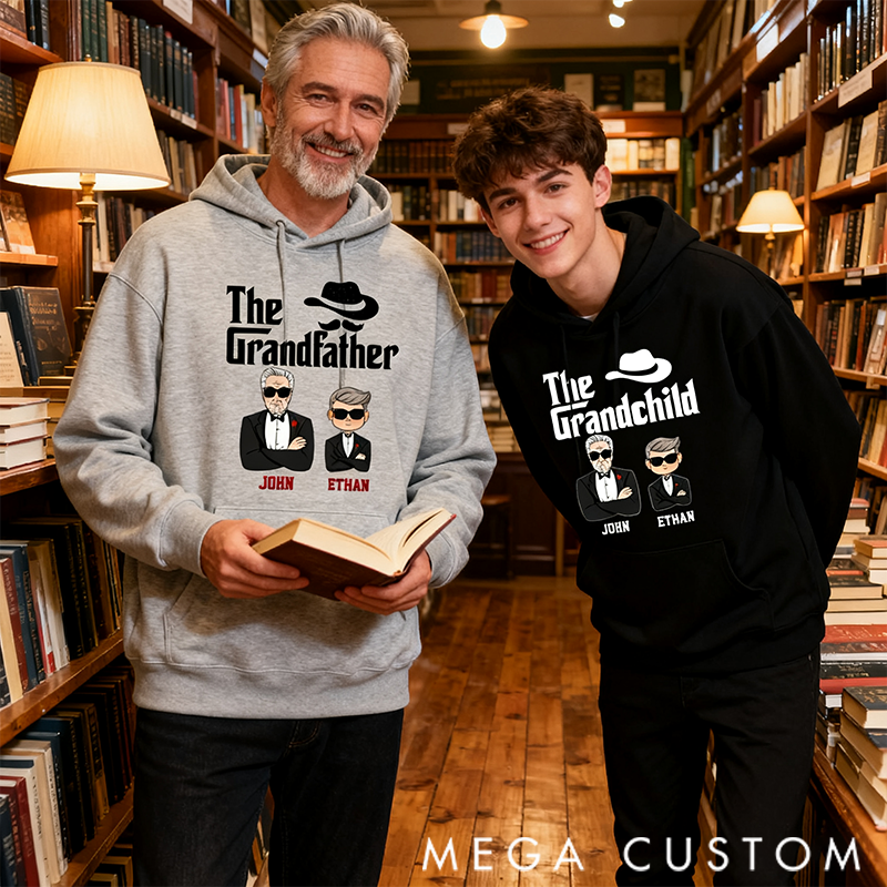 Personalized Classic Hoodie The Grandfather Theme Grandpa and Kids