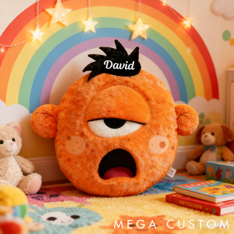 Personalized Graphic 3D Print Pillow Cute Cyclops Theme