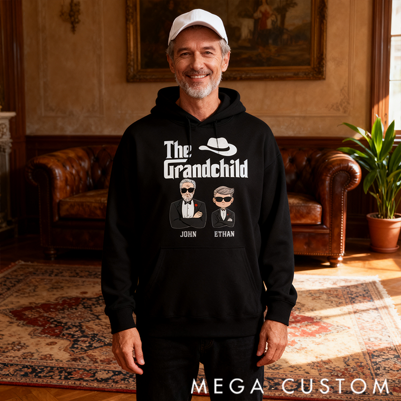 Personalized Classic Hoodie The Grandfather Theme Grandpa and Kids