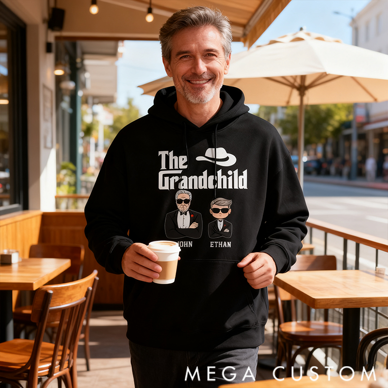 Personalized Classic Hoodie The Grandfather Theme Grandpa and Kids